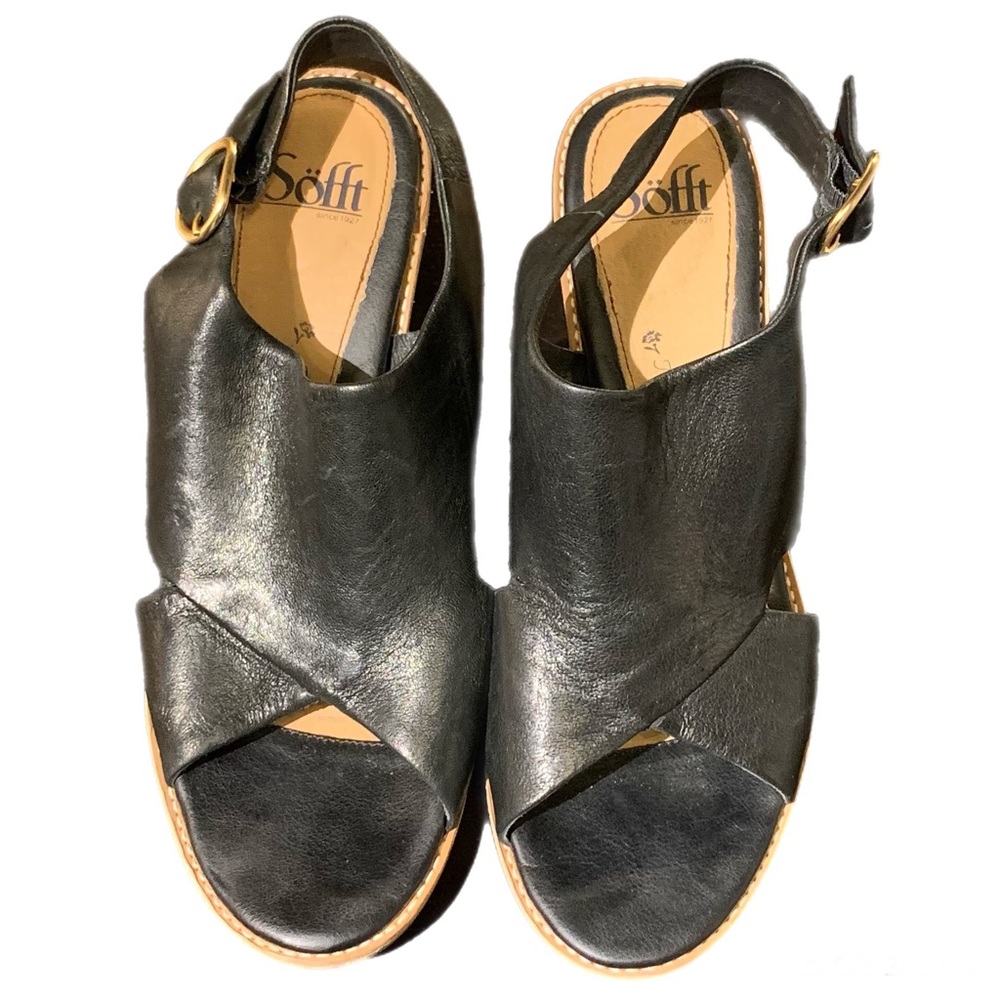 Sofft Since 1927 Mendi Black Wedges - Size:10M